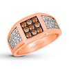 Thumbnail Image 1 of Previously Owned Le Vian Men's Chocolate Diamond Band 7/8 ct tw 14K Strawberry Gold