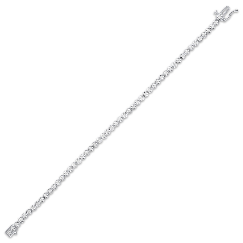 Main Image 2 of Previously Owned Diamond Tennis Bracelet 2 ct tw Round-Cut 10K White Gold 7&quot;