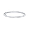 Thumbnail Image 1 of Previously Owned Diamond Tennis Bracelet 2 ct tw Round-Cut 10K White Gold 7&quot;