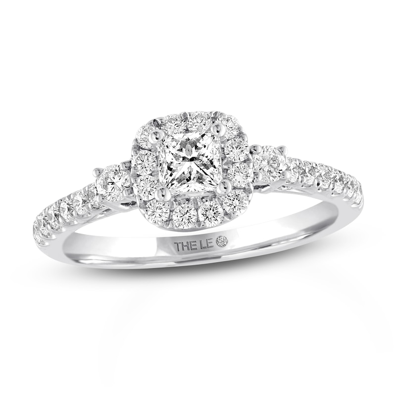 Main Image 1 of Previously Owned THE LEO Diamond Engagement Ring 3/4 ct tw 14K White Gold