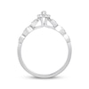 Thumbnail Image 2 of Previously Owned Diamond Engagement Ring 1/3 ct tw Marquise/Round 10K White Gold Size 9.25