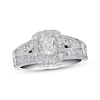 Thumbnail Image 0 of Previously Owned Neil Lane Engagement Ring 1-1/5 ct tw Cushion, Princess & Round-cut 14K White Gold - Size 4.75