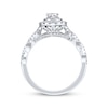 Thumbnail Image 2 of Previously Owned Neil Lane Bridal Diamond Ring 1-1/6 ct tw Oval & Round-cut 14K White Gold - Size 13