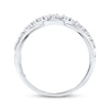 Thumbnail Image 2 of Previously Owned Diamond Wedding Band 1/4 ct tw Round-cut 14K White Gold - Size 4.75