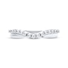 Thumbnail Image 4 of Previously Owned Diamond Wedding Band 1/4 ct tw Round-cut 14K White Gold - Size 4.75