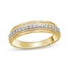 Thumbnail Image 1 of Previously Owned Men's Diamond Wedding Band 1/2 ct tw Round-cut 10K Yellow Gold - Size 13.75