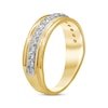 Thumbnail Image 2 of Previously Owned Men's Diamond Wedding Band 1/2 ct tw Round-cut 10K Yellow Gold - Size 13.75