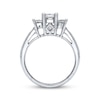 Thumbnail Image 3 of Previously Owned 3-Stone Diamond Ring 1-1/2 ct tw Princess-cut 14K White Gold - Size 10.5