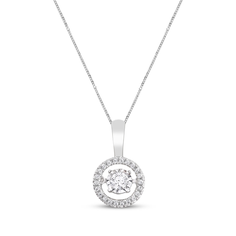 Unstoppable Love Diamond Necklace 1/4 ct tw 10K White Gold 19
