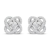 Thumbnail Image 1 of Previously Owned Center of Me Diamond Stud Earrings 1/5 ct tw 10K White Gold