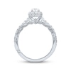 Thumbnail Image 3 of Previously Owned Monique Lhuillier Bliss Diamond Engagement Ring 7/8 ct Round-cut 18K White Gold