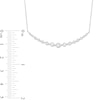 Thumbnail Image 2 of Previously Owned Diamond Fashion Necklace 1/4 ct tw Round-cut 10K White Gold 18&quot;