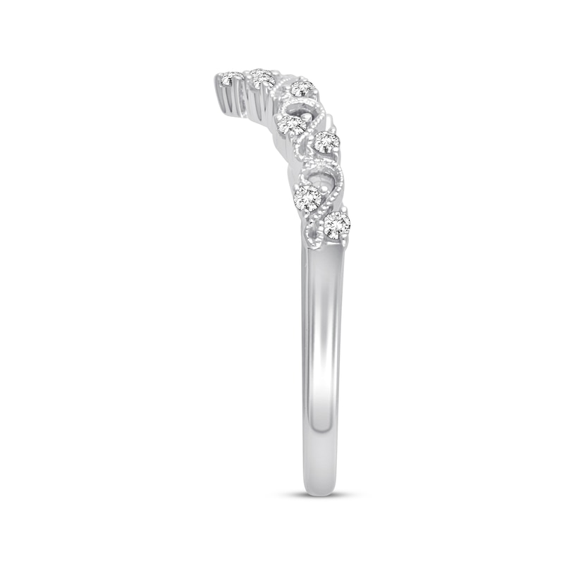 Main Image 2 of Previously Owned Diamond Anniversary Band 1/6 ct tw Round-cut 14K White Gold