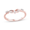 Thumbnail Image 0 of Previously Owned Diamond Contour Ring 1/8 ct tw 14K Rose Gold