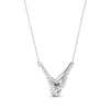 Thumbnail Image 1 of Previously Owned Love + Be Loved Diamond Necklace 1/2 ct tw 10K White Gold 18"