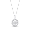 Thumbnail Image 1 of Previously Owned Unstoppable Love Diamond Necklace 1/4 ct tw 10K White Gold 19&quot;