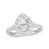 Thumbnail Image 1 of Previously Owned Neil Lane Diamond Engagement Ring 1-7/8 ct tw Pear & Round-cut 14K White Gold