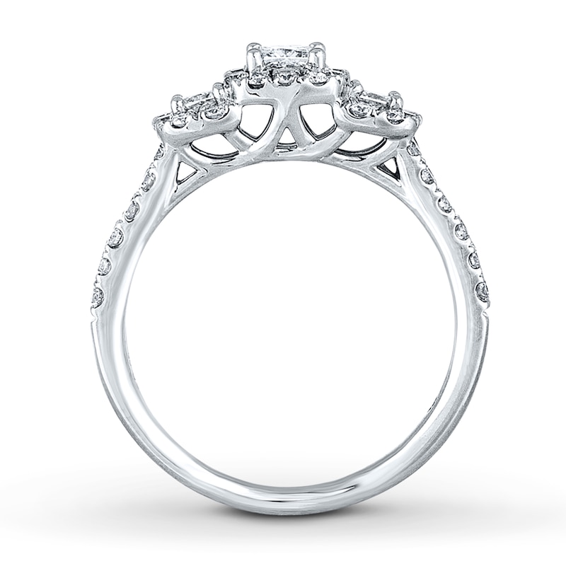 Main Image 3 of Previously Owned THE LEO Diamond Engagement Ring 7/8 ct tw Diamonds 14K White Gold