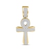 Thumbnail Image 0 of Previously Owned Men's Diamond Cross Pendant 1 ct tw 10K Yellow Gold