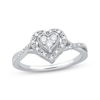 Thumbnail Image 0 of Previously Owned Diamond Heart Ring 1/5 ct tw Sterling Silver