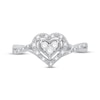 Thumbnail Image 2 of Previously Owned Diamond Heart Ring 1/5 ct tw Sterling Silver