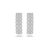 Thumbnail Image 1 of Previously Owned Diamond Hoop Earrings 1 ct tw Round-cut 10K White Gold