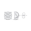 Thumbnail Image 3 of Previously Owned Diamond Fashion Stud Earrings 1 1/2 ct tw Round-cut 10K White Gold