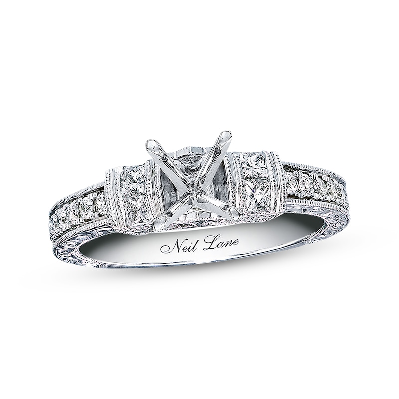 Main Image 1 of Previously Owned Neil Lane Ring Setting 5/8 ct tw Diamonds 14K White Gold