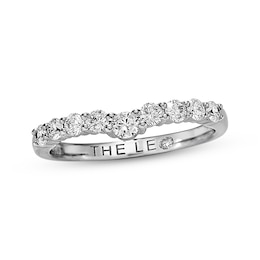 Previously Owned THE LEO Diamond Enhancer Ring 1/2 ct tw Round-cut 14K White Gold