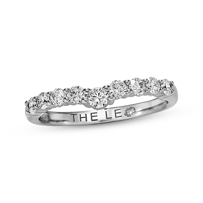 Main Image 1 of Previously Owned THE LEO Diamond Enhancer Ring 1/2 ct tw Round-cut 14K White Gold