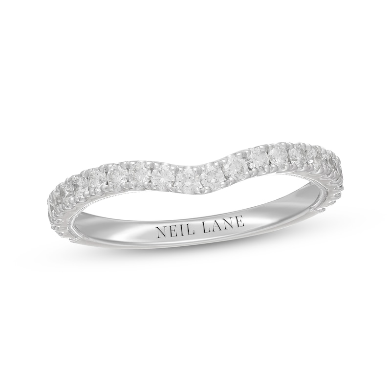 Main Image 1 of Previously Owned Neil Lane Diamond Wedding Band 1/2 ct tw Round-cut 14K White Gold