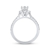 Thumbnail Image 3 of Previously Owned THE LEO Diamond Engagement Ring 1 ct tw Princess & Round-cut 14K White Gold