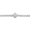 Thumbnail Image 2 of Previously Owned Forever Connected Diamond Bracelet 1 ct tw Pear & Round-cut 10K White Gold