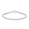 Thumbnail Image 3 of Previously Owned Forever Connected Diamond Bracelet 1 ct tw Pear & Round-cut 10K White Gold