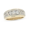 Thumbnail Image 1 of Previously Owned Men's Diamond Wedding Band 1 ct tw Round-cut 10K Two-Tone Gold