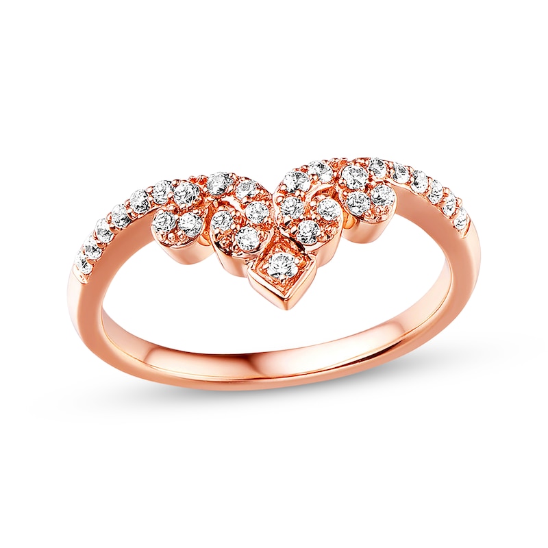 Main Image 1 of Previously Owned Diamond Anniversary Band 1/4 ct tw Round-cut 10K Rose Gold