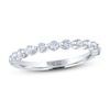 Thumbnail Image 1 of Previously Owned THE LEO Diamond Anniversary Ring 1/2 ct tw Round-cut 14K White Gold