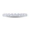 Thumbnail Image 3 of Previously Owned THE LEO Diamond Anniversary Ring 1/2 ct tw Round-cut 14K White Gold