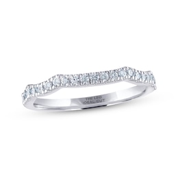 Previously Owned THE LEO Ideal Cut Diamond Wedding Band 1/5 ct tw Round-cut 14K White Gold