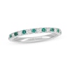 Thumbnail Image 1 of Previously Owned Neil Lane Emerald Anniversary Band 1/5 ct tw Round-cut Diamonds 14K White Gold