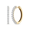 Thumbnail Image 1 of Previously Owned Diamond Hoop Earrings 1 ct tw 10K Yellow Gold