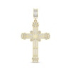 Thumbnail Image 4 of Previously Owned Men's Diamond Cross Pendant 1/2 ct tw Round-cut 10K Yellow Gold