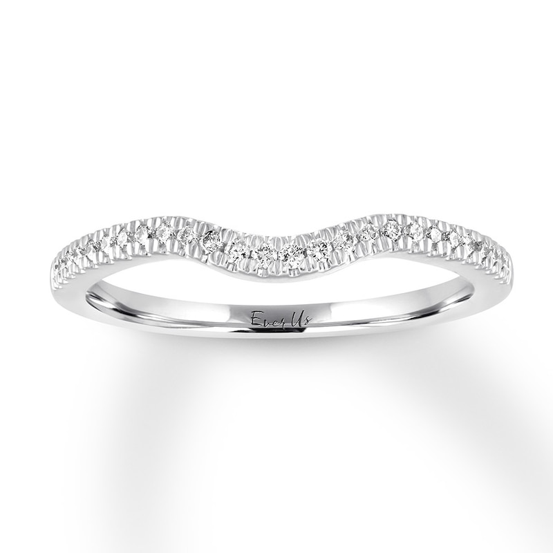 Main Image 1 of Previously Owned Ever Us Diamond Wedding Band 1/6 ct tw Round-cut 14K White Gold