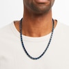 Thumbnail Image 3 of Men's Chain Necklace Black & Blue Ion-Plated Stainless Steel 24&quot;