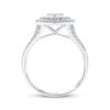 Thumbnail Image 2 of Previously Owned Diamond Heart Ring 1/2 ct tw Round-cut 10K White Gold