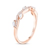 Thumbnail Image 1 of Previously Owned Adrianna Papell Diamond Anniversary Band 1/3 ct tw Round & Marquise-cut 14K Rose Gold
