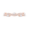 Thumbnail Image 2 of Previously Owned Adrianna Papell Diamond Anniversary Band 1/3 ct tw Round & Marquise-cut 14K Rose Gold