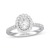 Thumbnail Image 1 of Previously Owned Neil Lane Diamond Engagement Ring 7/8 ct tw Oval & Round-cut 14K White Gold