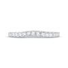 Thumbnail Image 2 of Previously Owned Diamond Wedding Band 3/8 ct tw Round-cut 14K White Gold