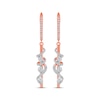 Thumbnail Image 2 of Previously Owned Diamond Drop Earrings 1/3 ct tw Round-cut 10K Rose Gold